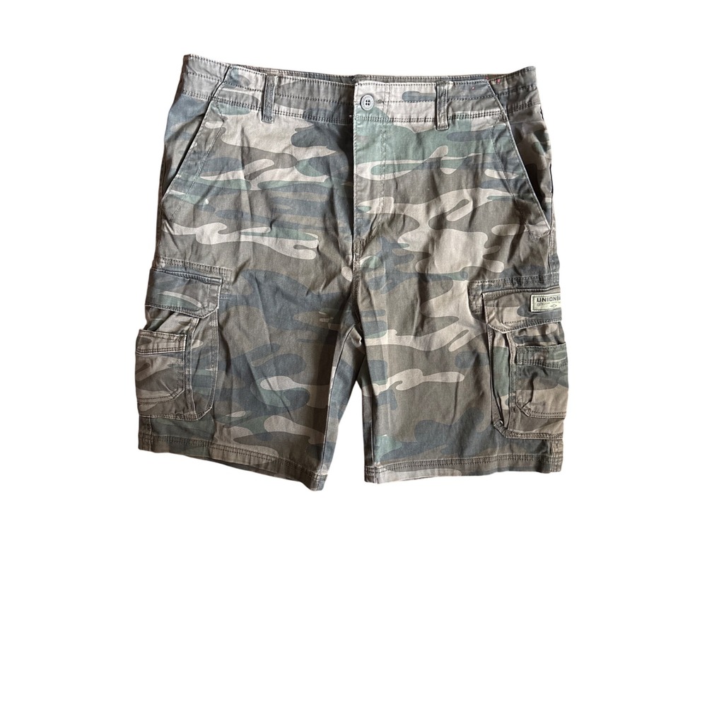 Unionbay Mens Camouflage Cargo Shorts Size‎ 40 Relaxed Fit Utility Pockets